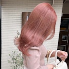 ピンクベージュ/韓国風ミディアム【Grit神戸元町店】