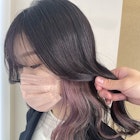 チェリーブラウン/インナーカラー/イメチェン/ダークアッシュ