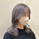 【ブリーチカラー】シルバーカラー /グレージュ/シルバーグレー