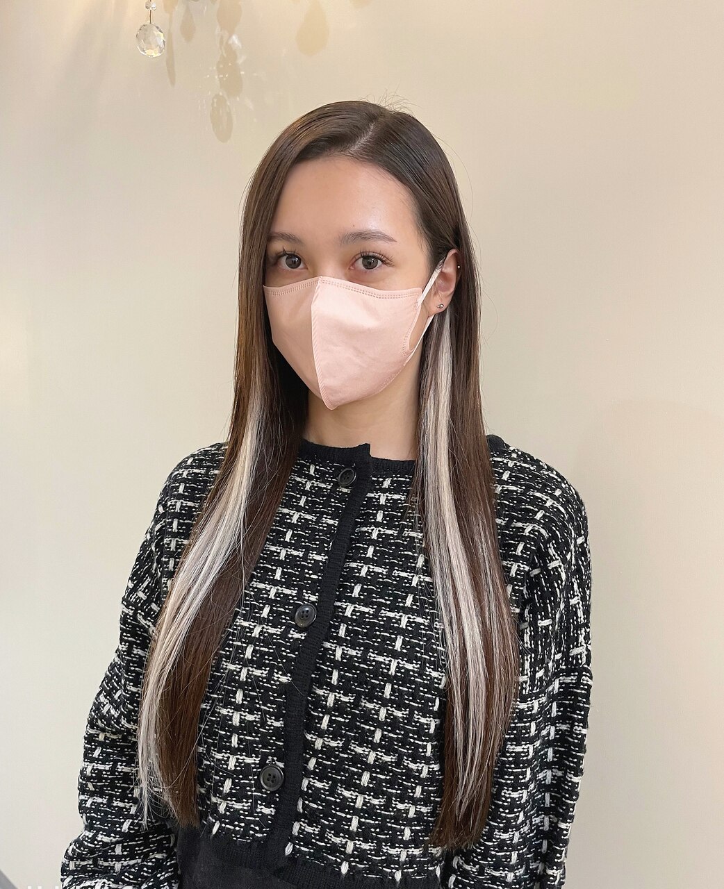 ハーフ美女のシールエクステロングヘアー♪