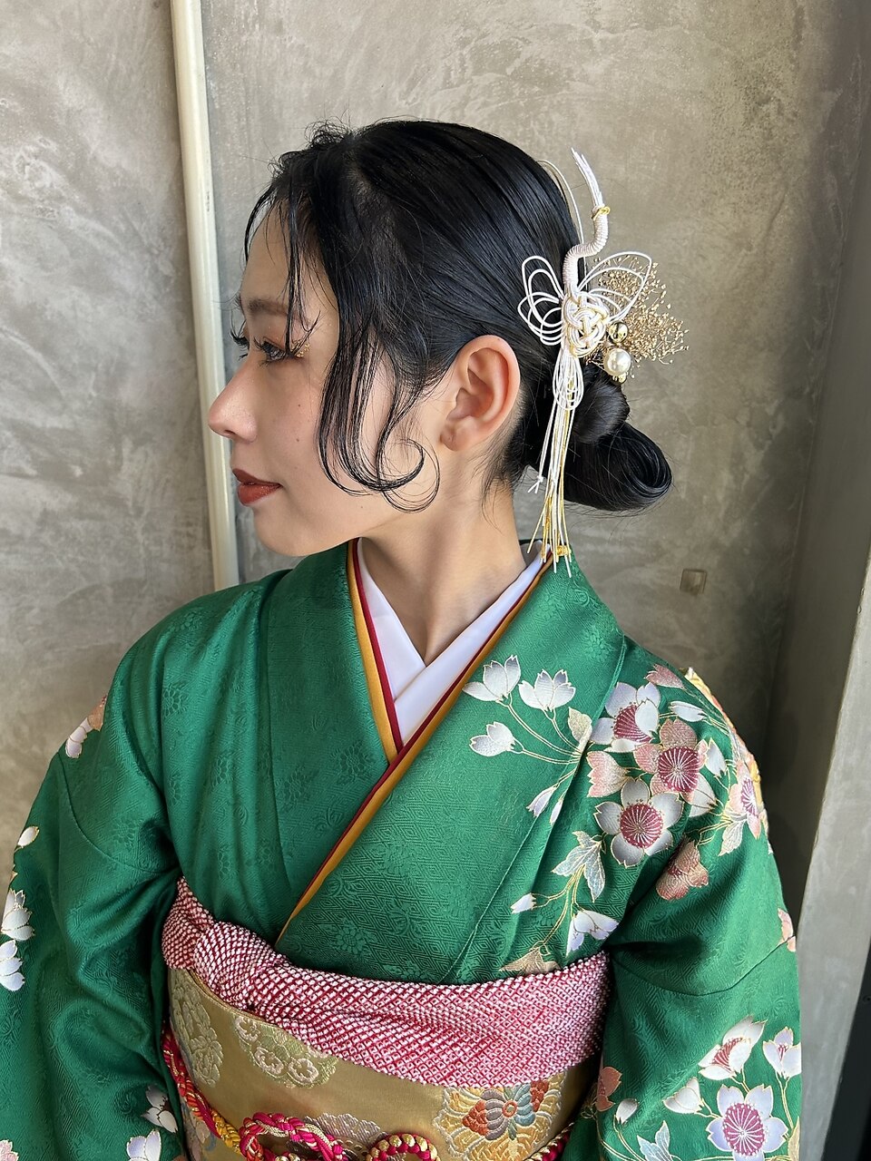 成人式ヘア.タイトツイン