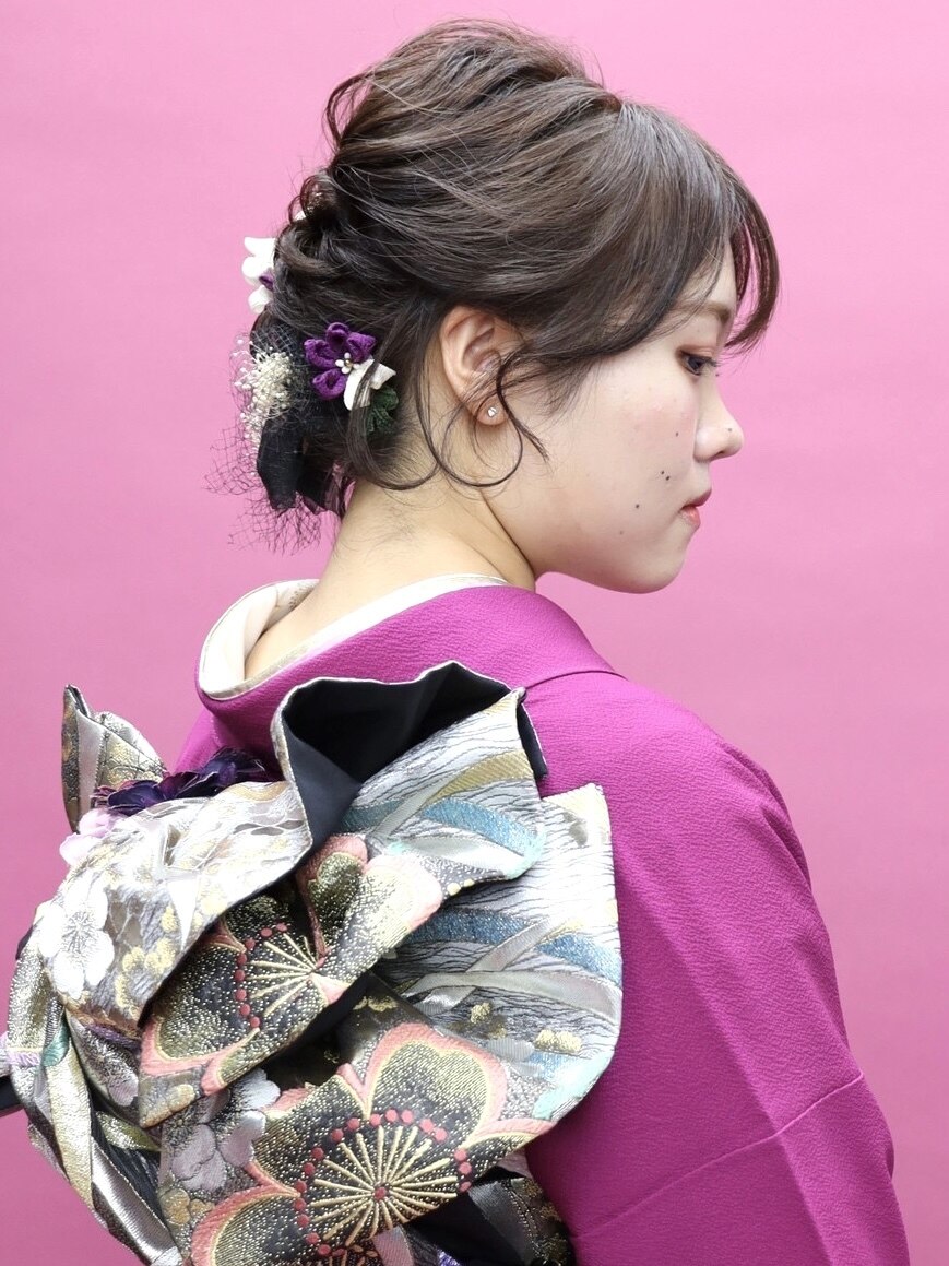 成人式/入学式/卒業式/結婚式/着物/ヘアセット/イメチェン/前髪