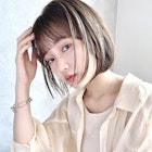 小顔ボブミニボブ内巻きボブグレージュカラー20代渋谷原宿神宮前