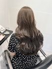 くびれヘアグレージュオルチャン小顔前髪2wayバングワンホン韓国