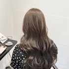 くびれヘアグレージュオルチャン小顔前髪2wayバングワンホン韓国