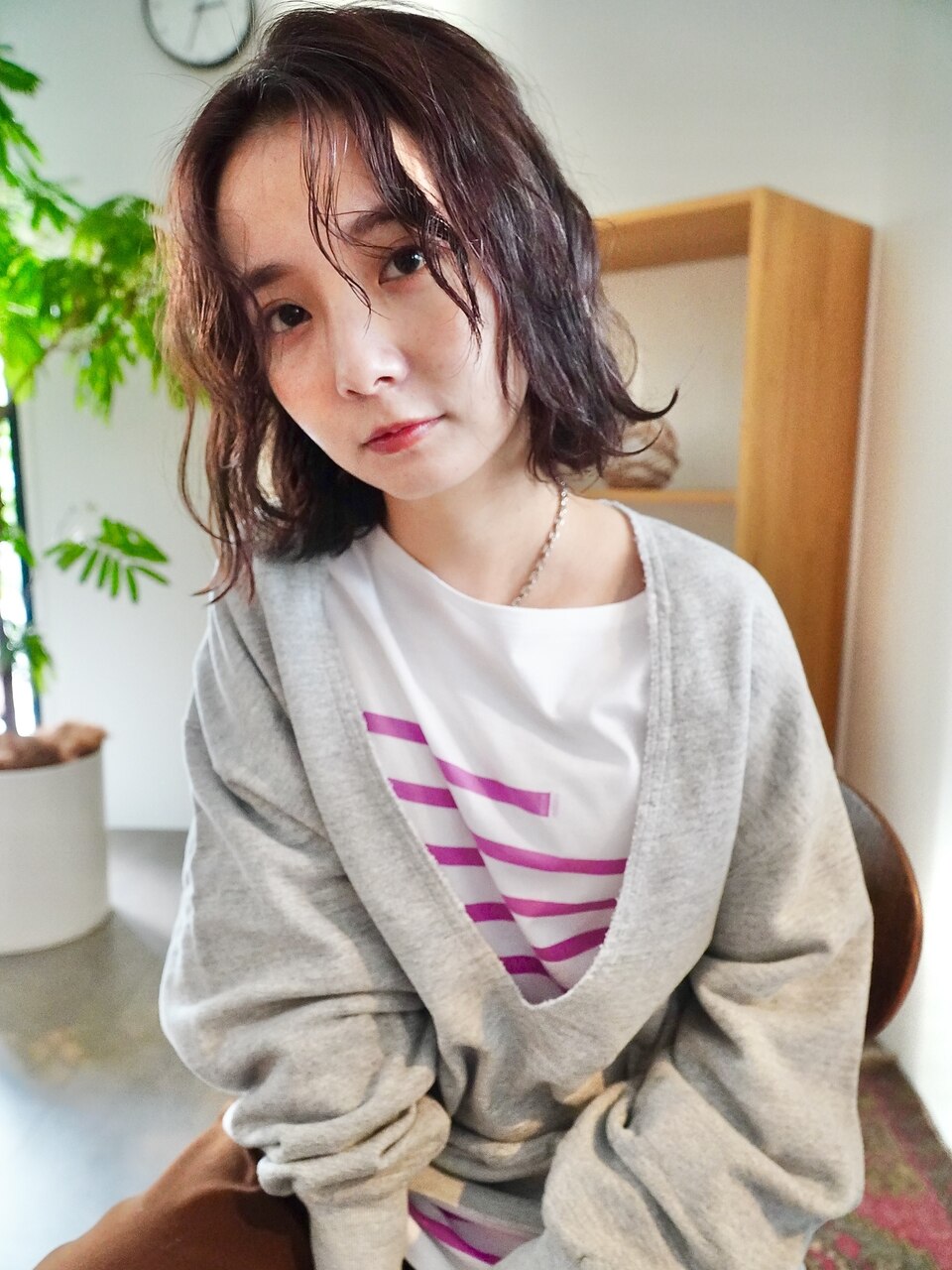 【soi・ソーイ】クセ毛っぽい質感のウェーブボブ