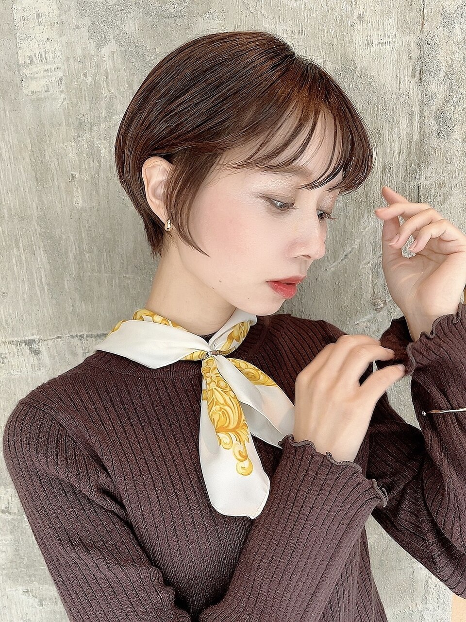 大人ショートボブ