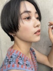 【PARK】センターパート×黒髪マッシュショート