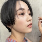 【PARK】センターパート×黒髪マッシュショート