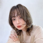 エアリーウルフ_チェリーブラウンフェミニンロング_9138