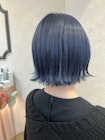 イメチェン＊ハイトーンブリーチ深みブルー【中居】