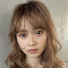 【PARK】おくれ毛ミディアムレイヤー×ウォームベージュ