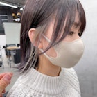 インナーカラーイヤリングカラーダークアッシュイメチェンモード