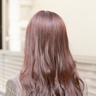 圧倒的ツヤ感!スモーキーカシスピンク×ゆるウェーブ◇