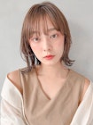 .yグレージュカラーくびれヘアイメチェン栗色ダークアッシュ