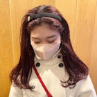 レッドブラウンにぷつっとカット♪