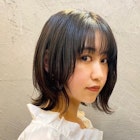 外ハネ耳かけレイヤーボブ