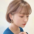 【Laff】原田 大人可愛い20代30代40代ショートボブ丸みショート