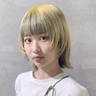 アンブレライエローウルフボブ_ショコラアッシュヘルシー_89348