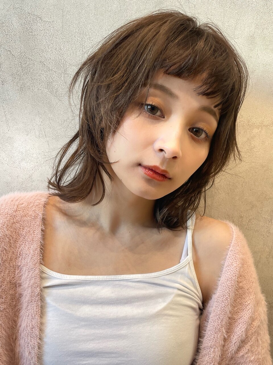 ウルフレイヤー×アッシュベージュ#大人ガーリー#プリカール