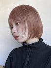 【Un ami】ミニボブ/ハイトーンボブ/顔周りカット　寺村佳乃