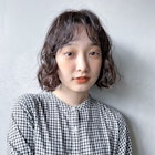 【un ami】ミニボブ×ふんわりパーマ