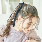 お呼ばれ編みポニー♪