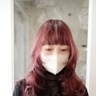 カシスピンクカラー/レイヤーロングスタイル