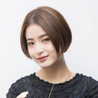 ショートボブ20代30代ココアブラウン髪質改善青山表参道