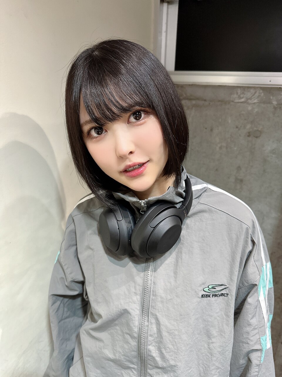 【salon de MiLK原宿】ツヤ感ダークグレーボブ
