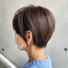 チョコレート大人可愛い20代30代40代50代ショートボブ丸み