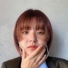 【Un ami】姫カット/ウルフボブ/オレンジカラー 寺村佳乃