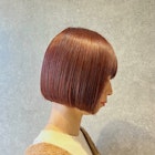 島田愛璃/まとまるボブ 春カラーオレンジ お手入れ簡単20代30代