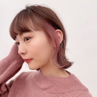 インナーカラーショコラアッシュヘルシースタイル波巻き/原宿