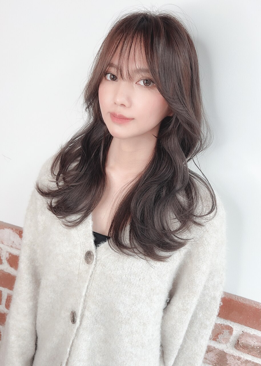 韓国風ヘア♪小顔みせナチュラルゆるくびれ
