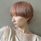 【PARK】ピンクベージュ×ブラントマッシュウルフ