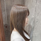 【salon de MiLK 原宿】触りたくなるツヤ髪ミントベージュ