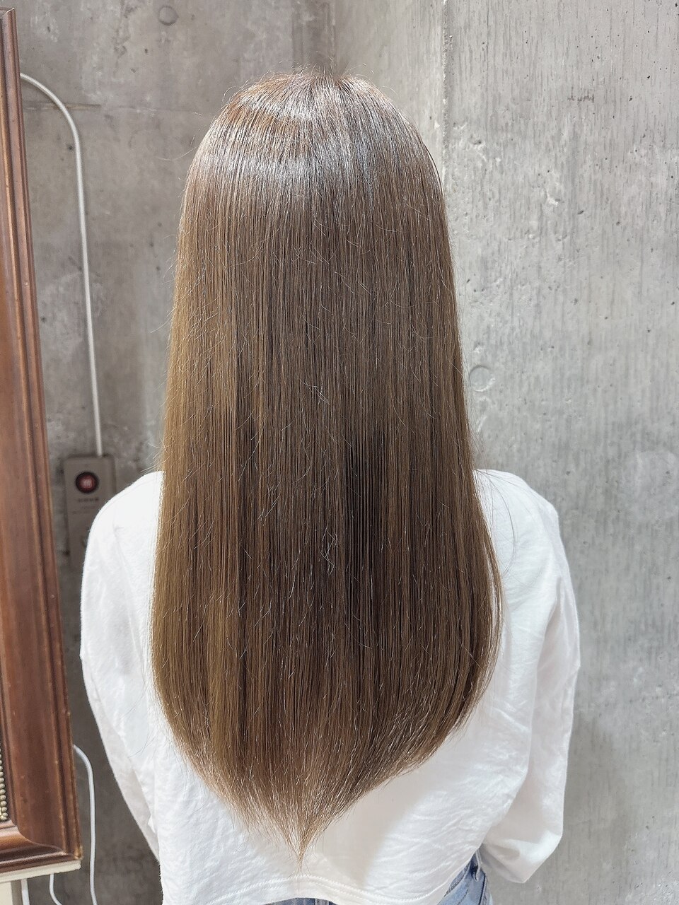 【salon de MiLK 原宿】ツヤ髪ミントベージュ