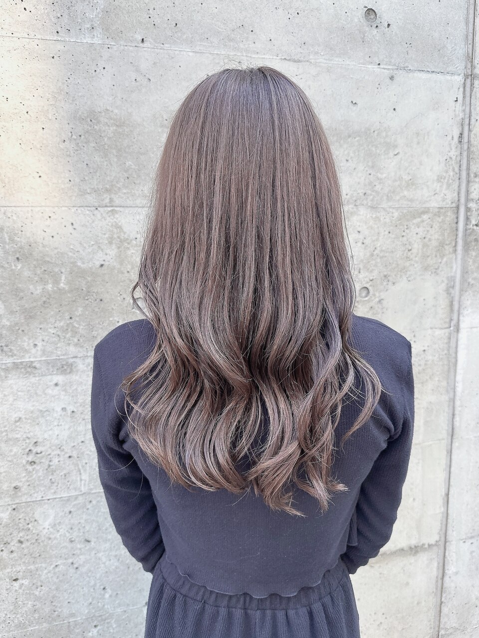 【salon de MiLK 原宿】韓国風ウェーブ×ミントベージュ