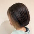 前下がりボブ×インナーカラー