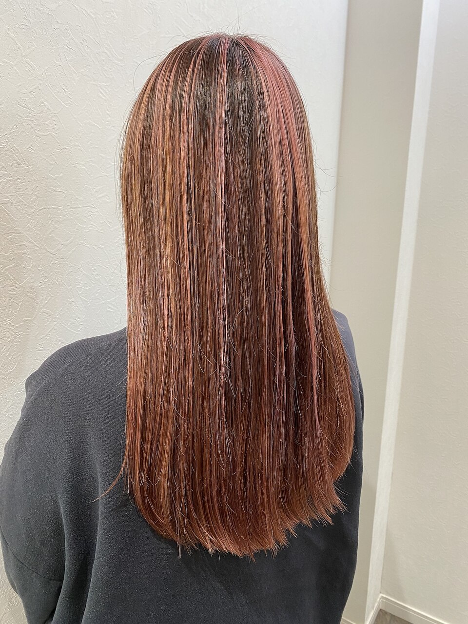 ピンクバレイヤージュ