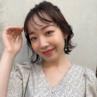 チョコレートブラウンカラー/ハーフアップ/ボブアレンジ