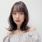 韓国ヘア くびれヘア くびれミディ ワイドバング フルバング