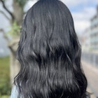 ネイビーブルー/ブルーブラック/ケアブリーチ/ハイライト/カラー