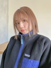 【Unami】ハイトーンカラー×外ハネボブ ヘルシースタイル