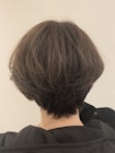 ナチュラルひし形ボブ