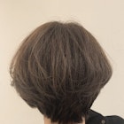 ナチュラルひし形ボブ