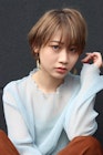 ひし形シルエットボブ