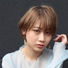 ひし形シルエットボブ