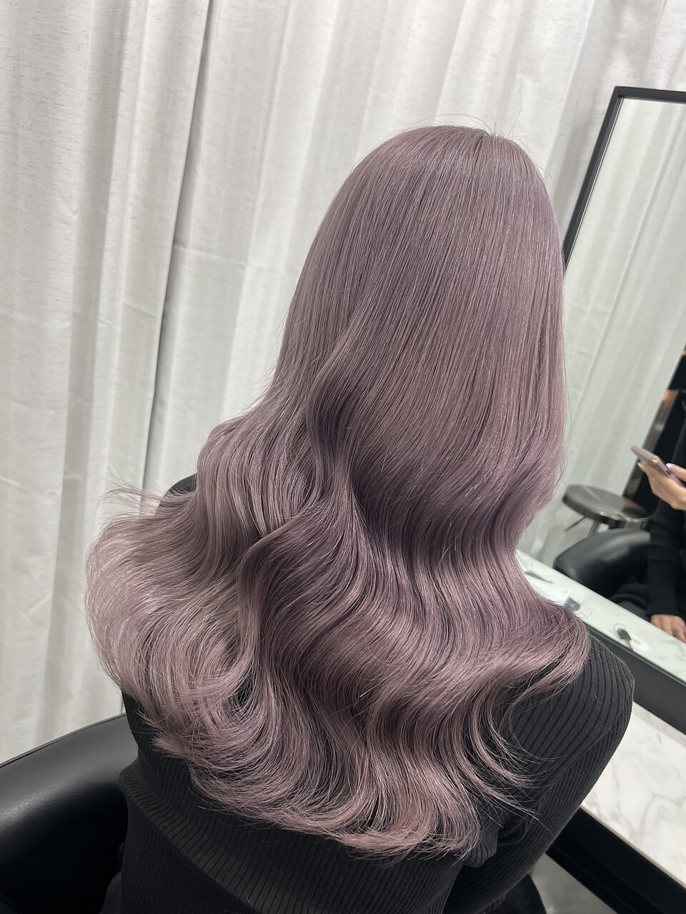 ラベンダーピンク☆エクステ/ラベンダー/グレージュ